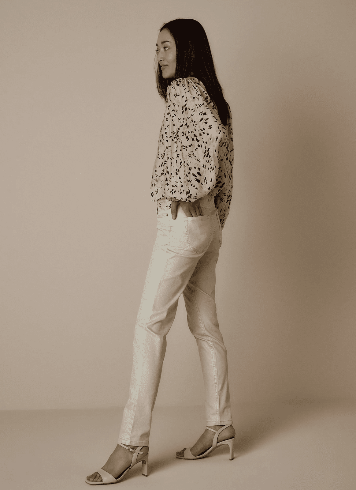 5 POCKET SHIMMER TWILL PANT