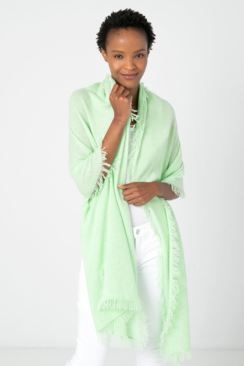 Fringe Cashmere Wrap