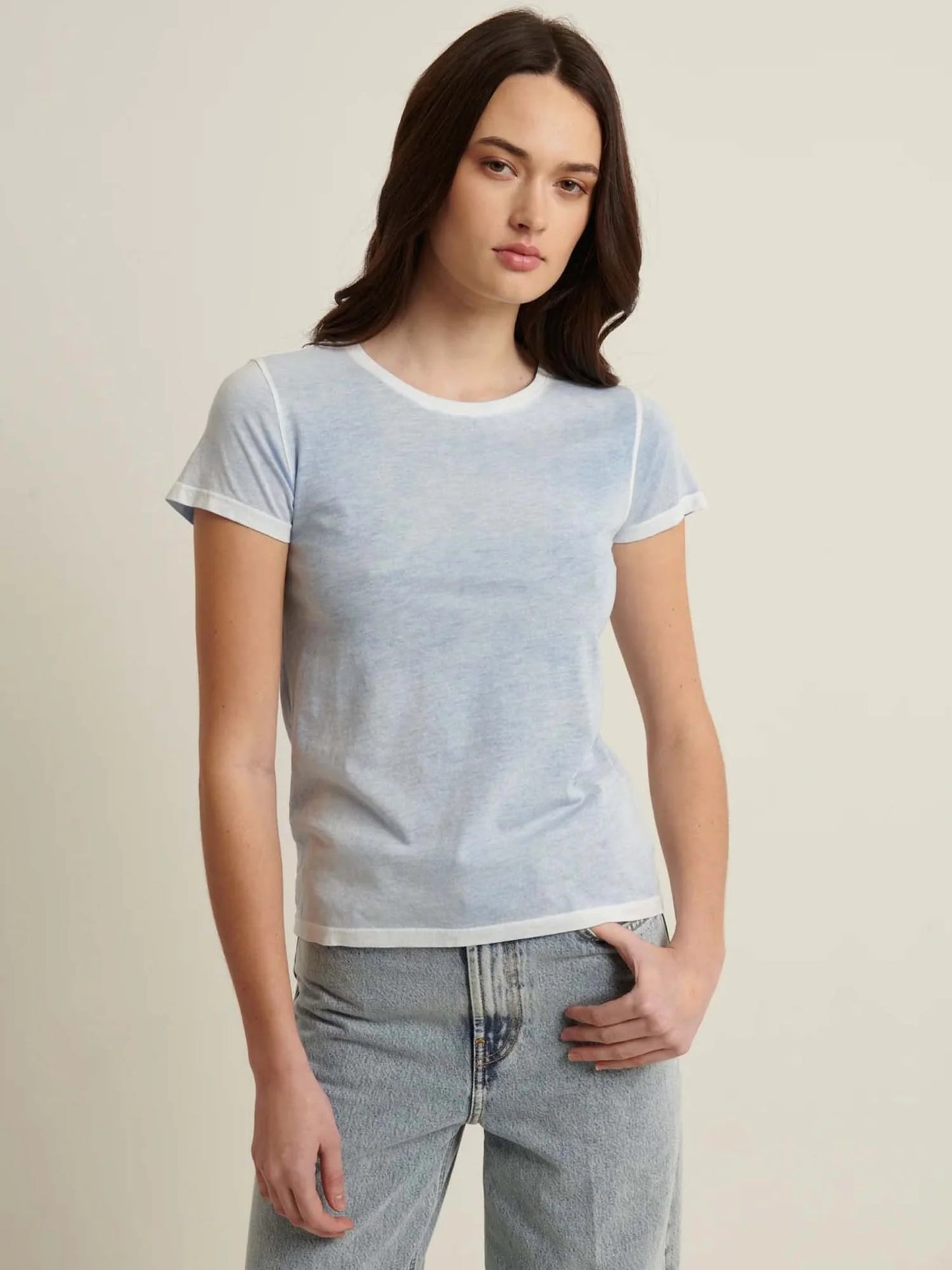 SHORT SLEEVE PIMA CLASSIC CREW NECK T-SHIRT