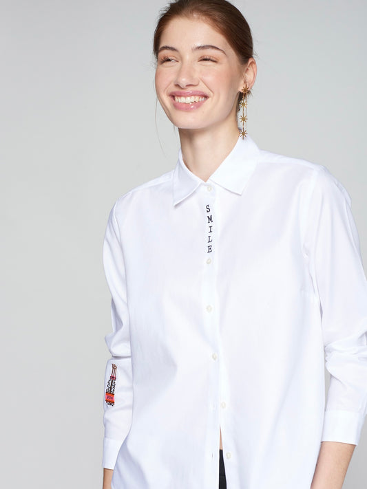 ISABELLA EMBROIDER SHIRT VILAGALLO