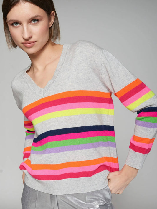 STRIPE PULLOVER SWEATER VILAGALLO