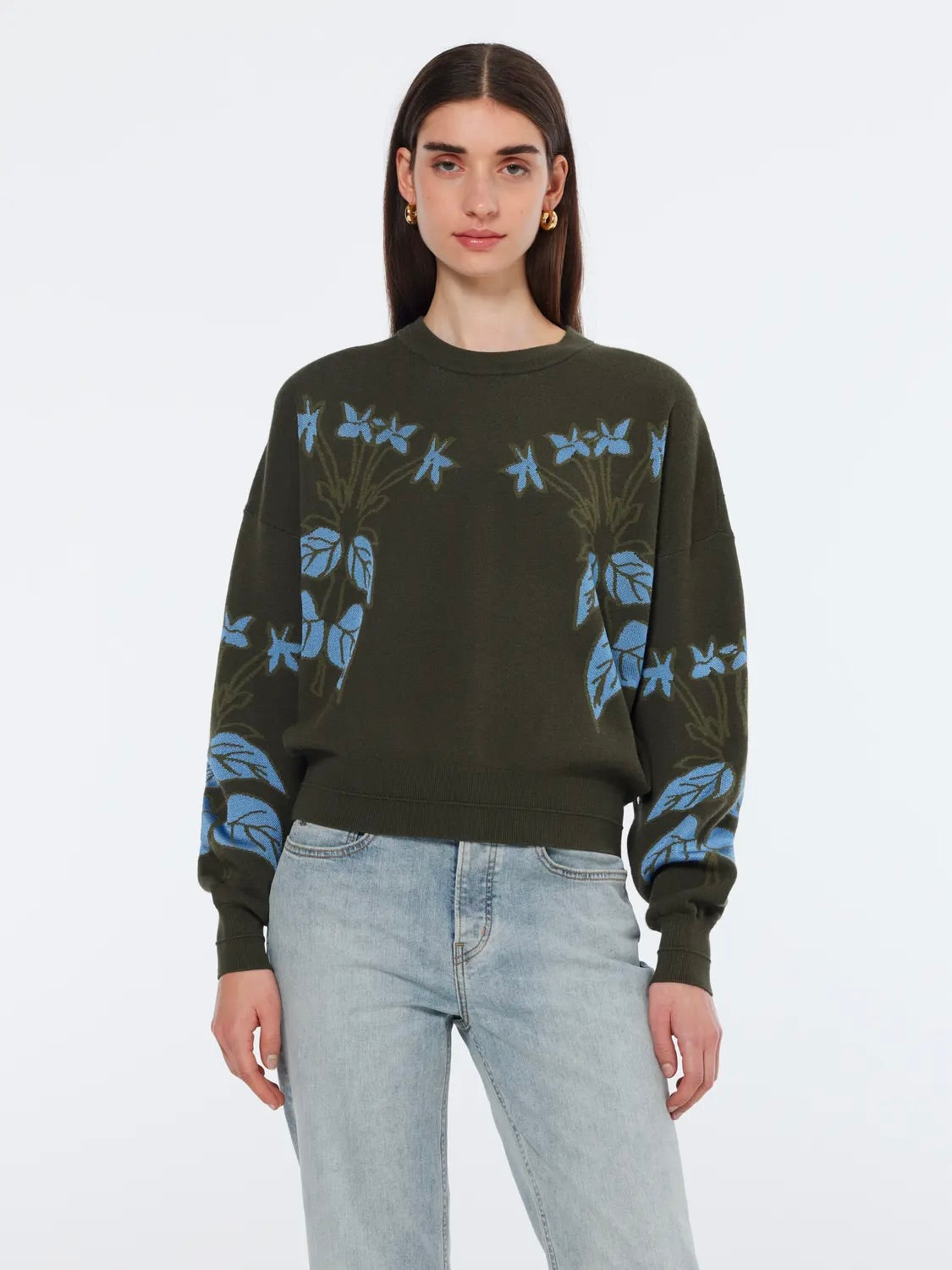 RELAXED JACQUARD PULLOVER SWEATER