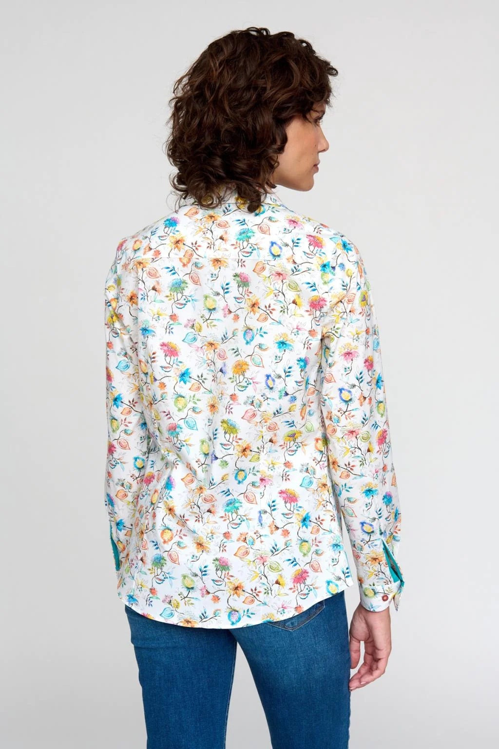 CECELA FLORAL SHIRT TINTA & BARILOCHE