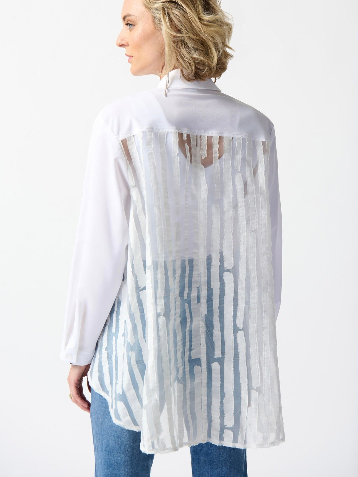 SHEER BACK SHIRT JOSEPH RIBKOFF