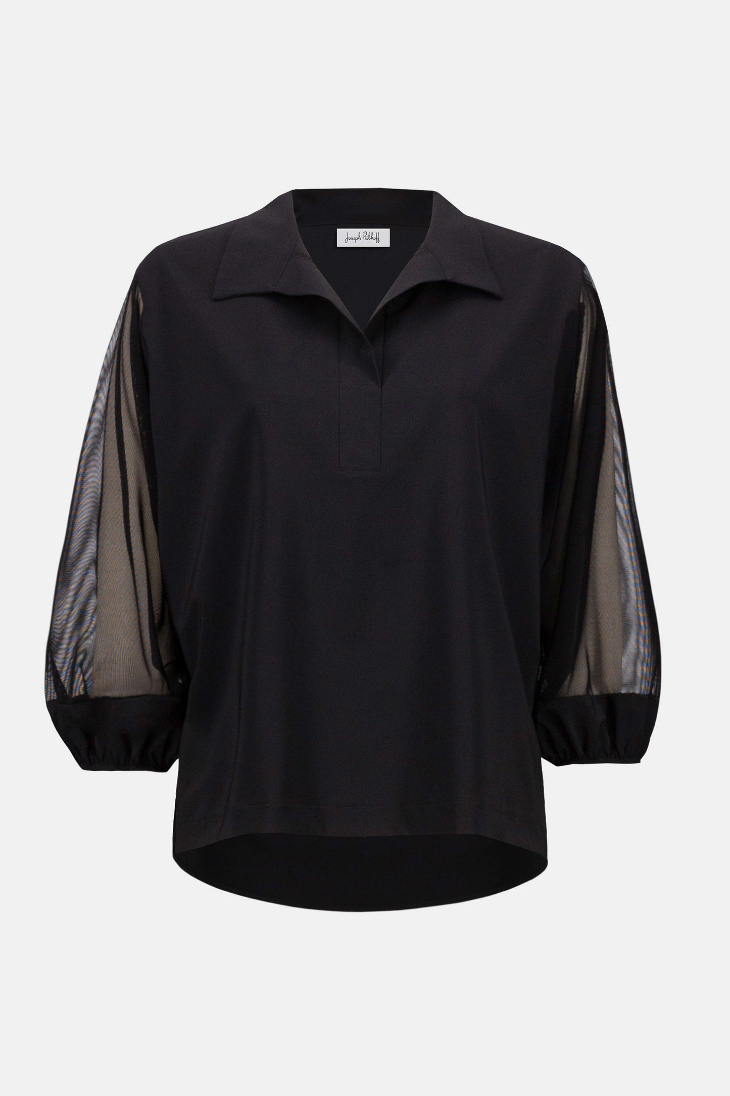 SHEER SLEEVE TOP