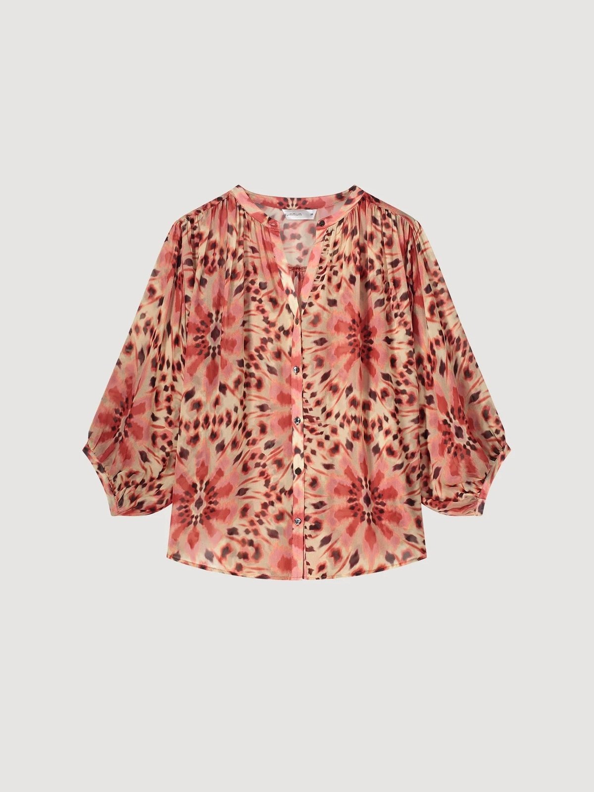 TIE DYE FLORAL BLOUSE SUMMUM