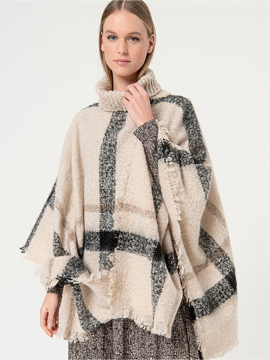 ROLL NECK PONCHO