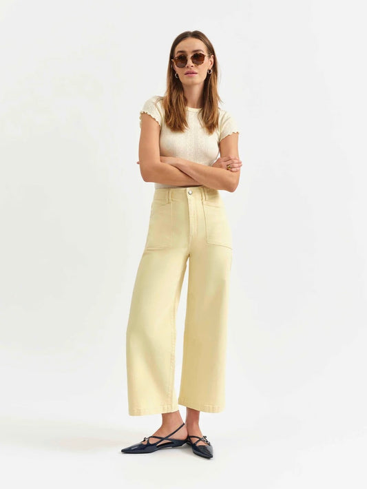VALLEY GIRL WIDE LEG ANKLE JEAN