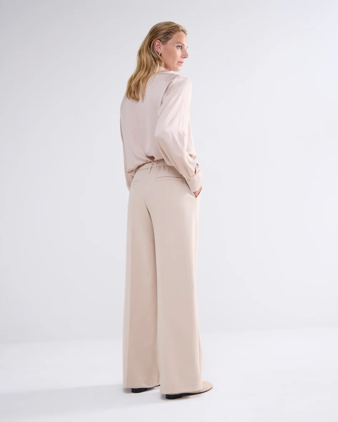 WIDE LEG FLY FRONT TROUSER SUMMUM