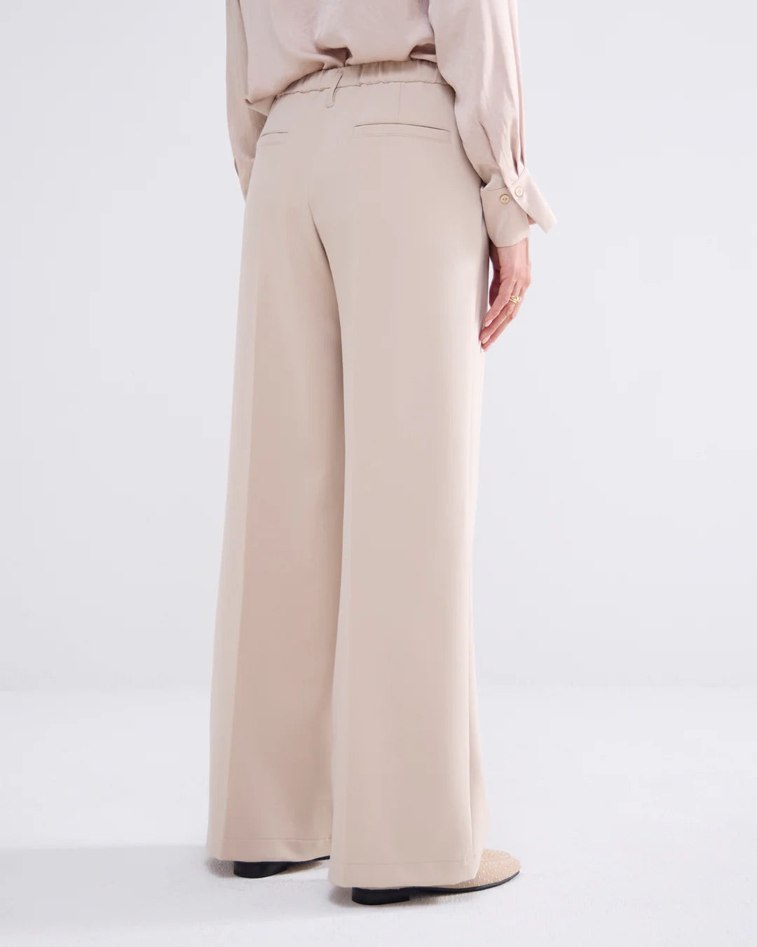 WIDE LEG FLY FRONT TROUSER SUMMUM