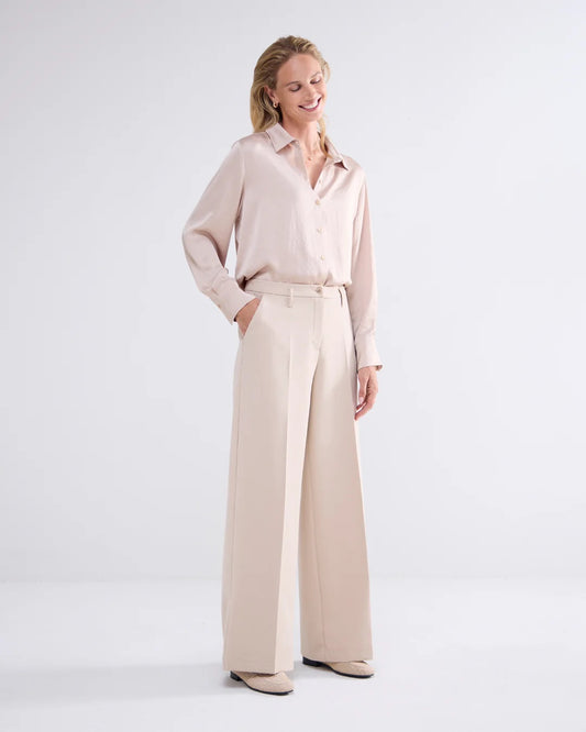 WIDE LEG FLY FRONT TROUSER SUMMUM