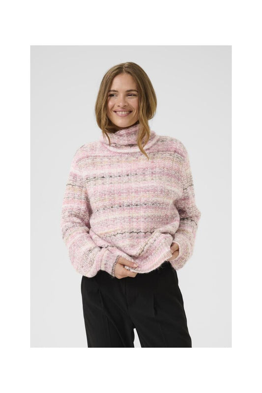 MARBLE ROLLNECK SWEATER