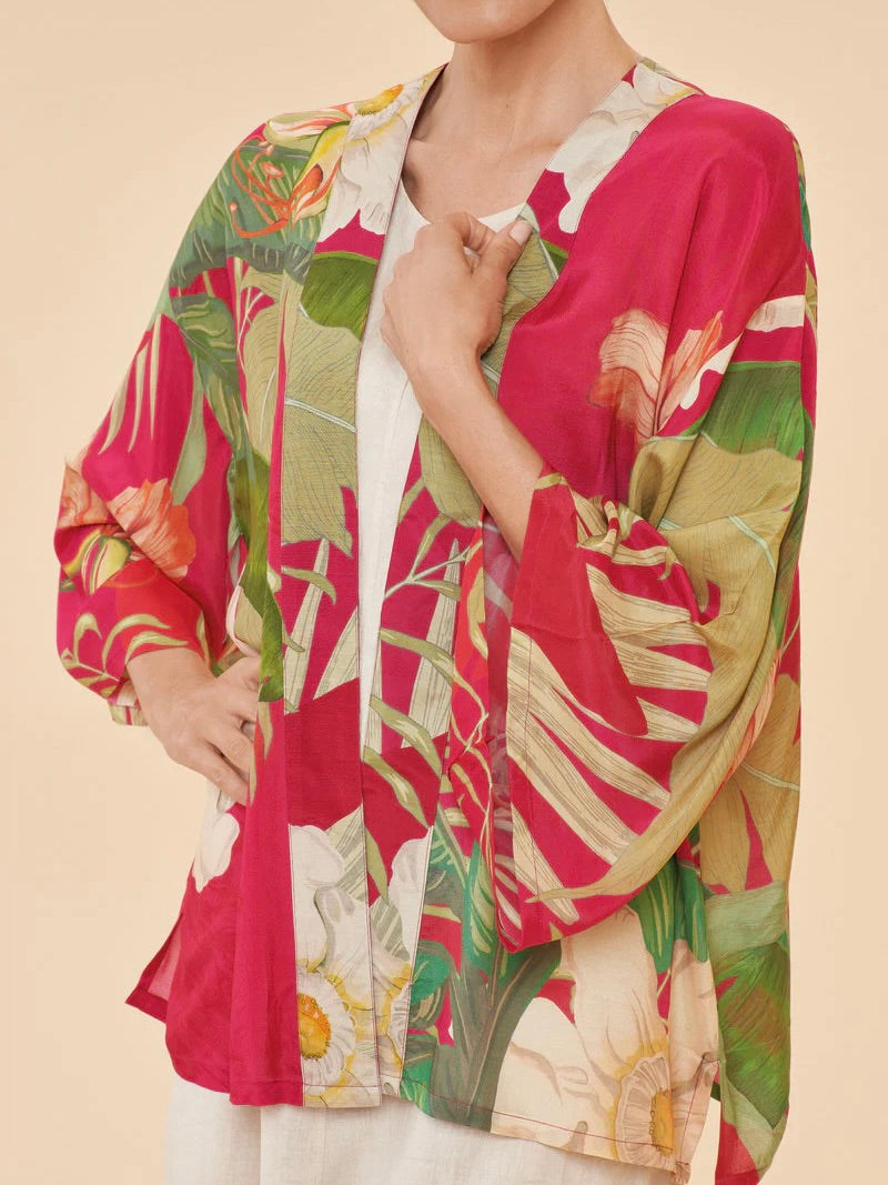 TROPICAL KIMONO TOP