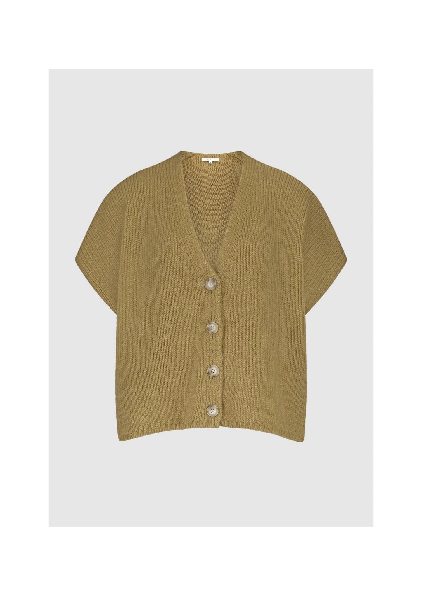 ELFIE V-NECK SLEEVELESS CARDIGAN