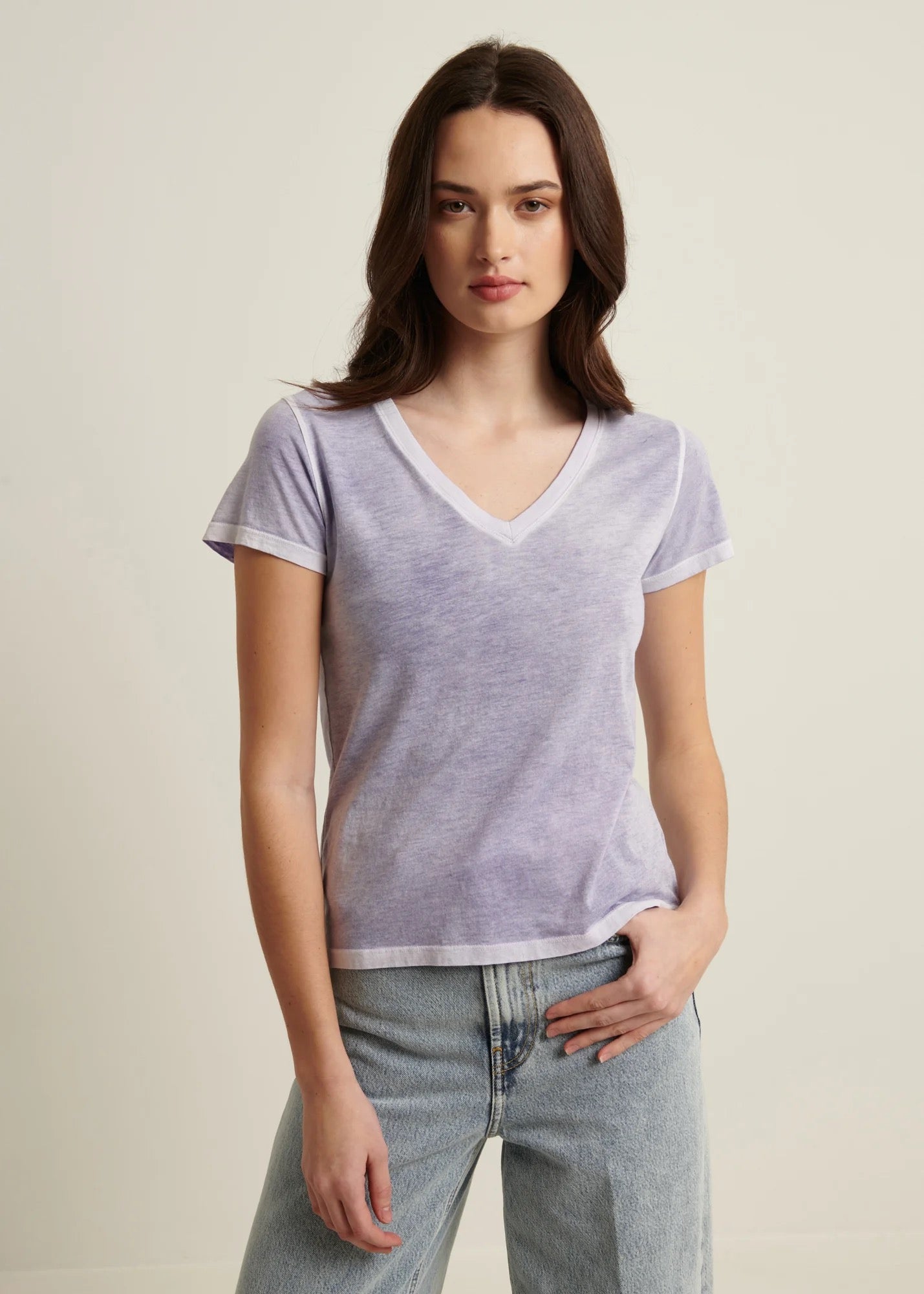 SHORT SLEEVE PIMA CLASSIC VNECK T-SHIRT