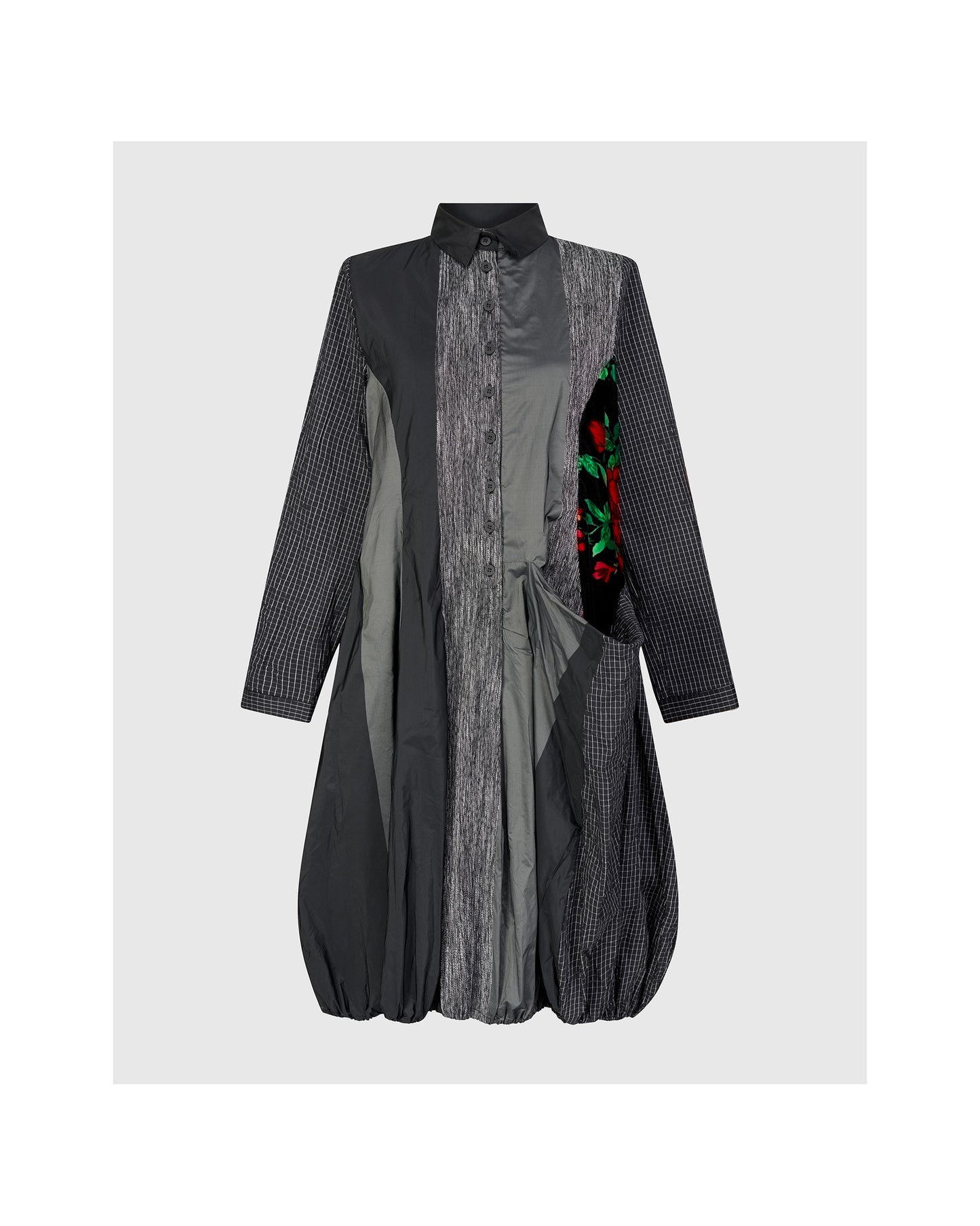 ROSES SHIRT DRESS