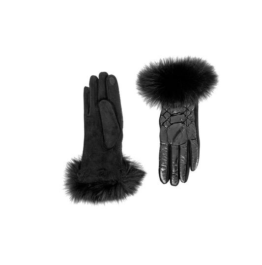 SHINY PUFFER GLOVE