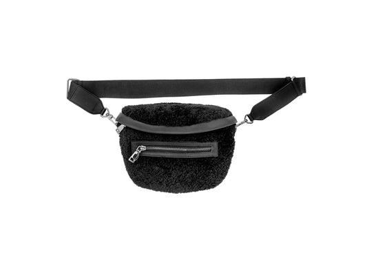 SHEARLING BELT BAG