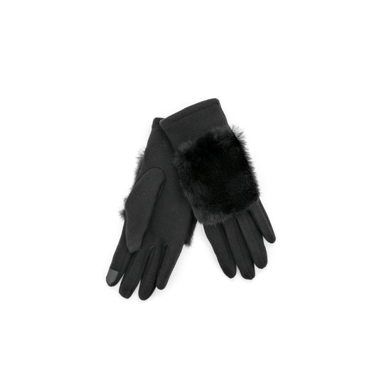 MINK TRIM GLOVE