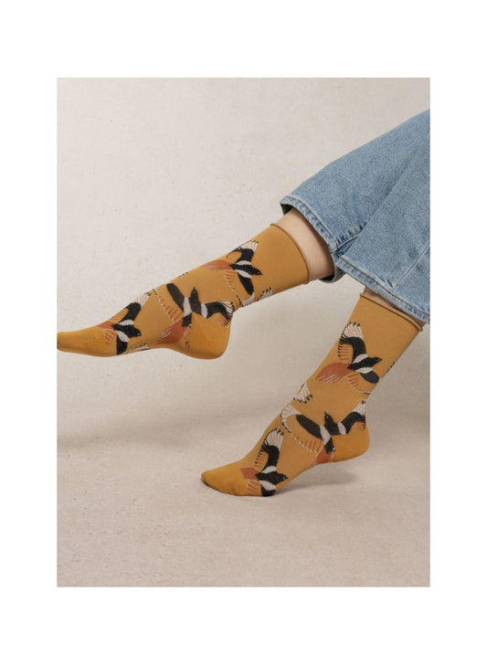 BIRD VELVET SOCK