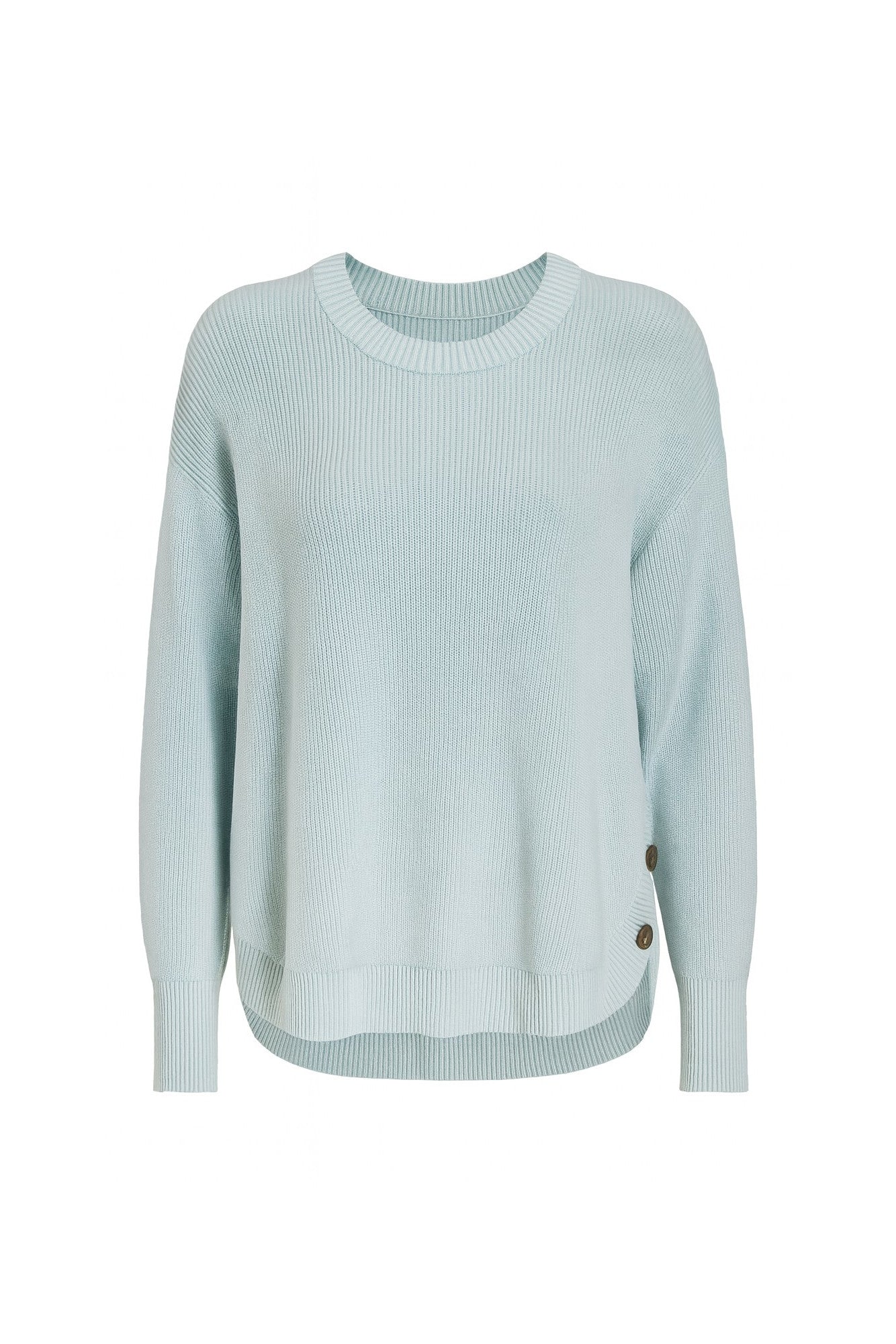 SCOOP HEM PULLOVER SWEATER