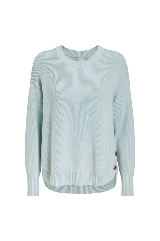 SCOOP HEM PULLOVER SWEATER