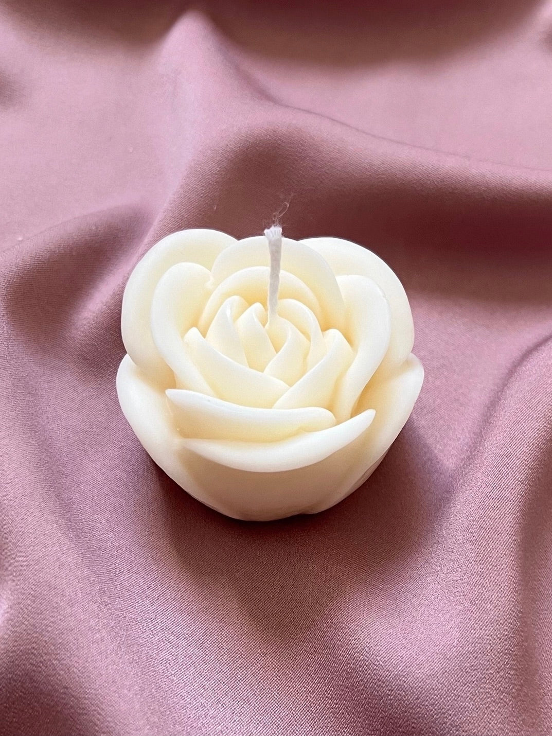 SMALL ROSE CANDLE