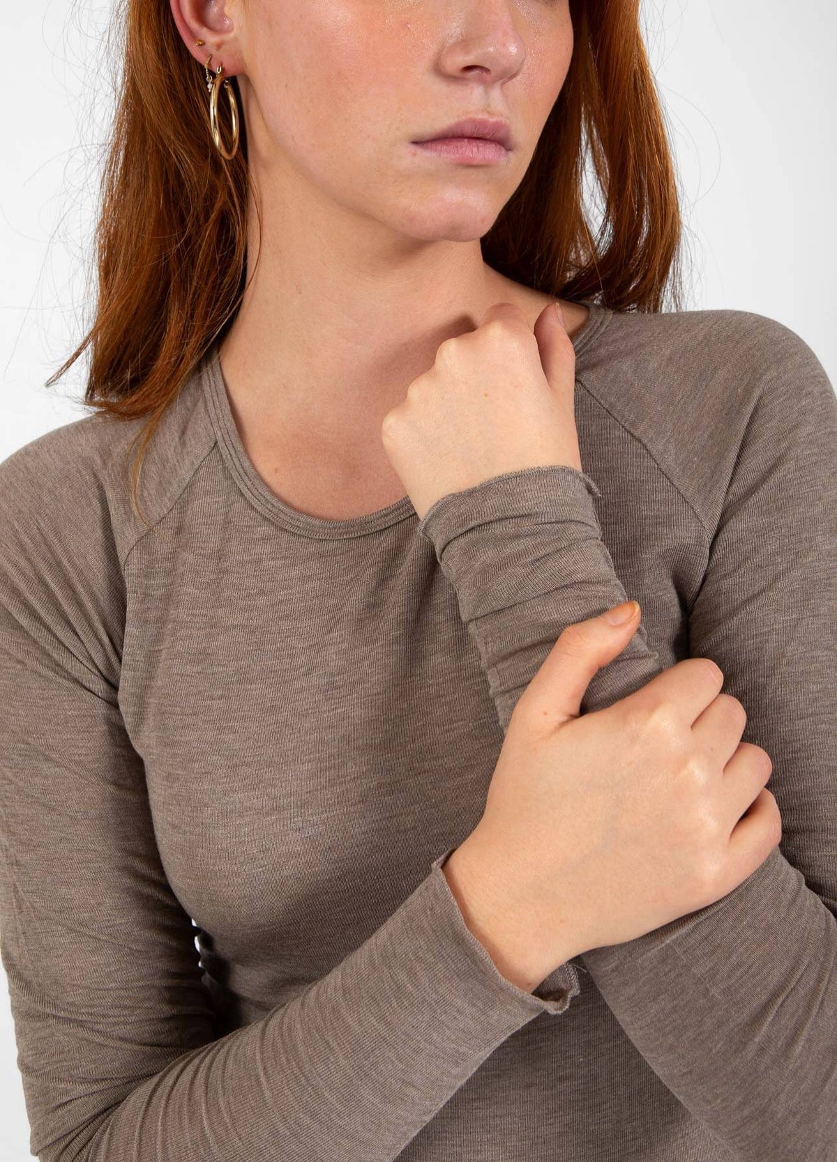 LANA WOOL LONG SLEEVE T-SHIRT COSTER COPHENHAGEN