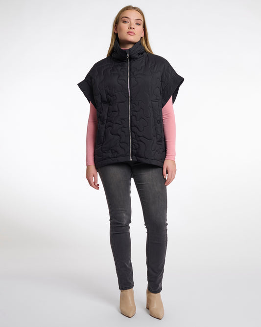 EXTEND SLEEVE QUILTED VEST