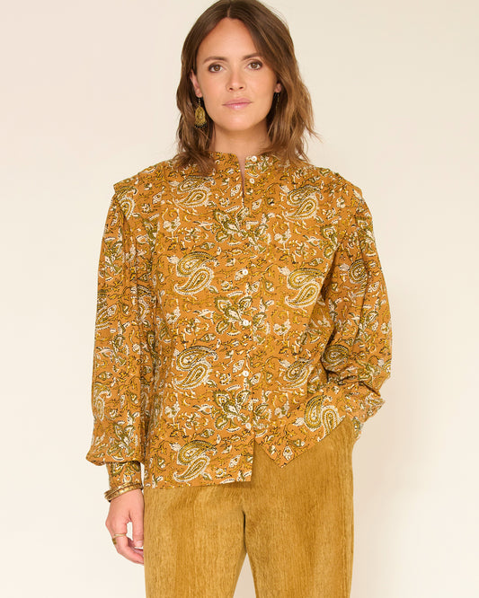 COSIMA PAISLEY BLOUSE