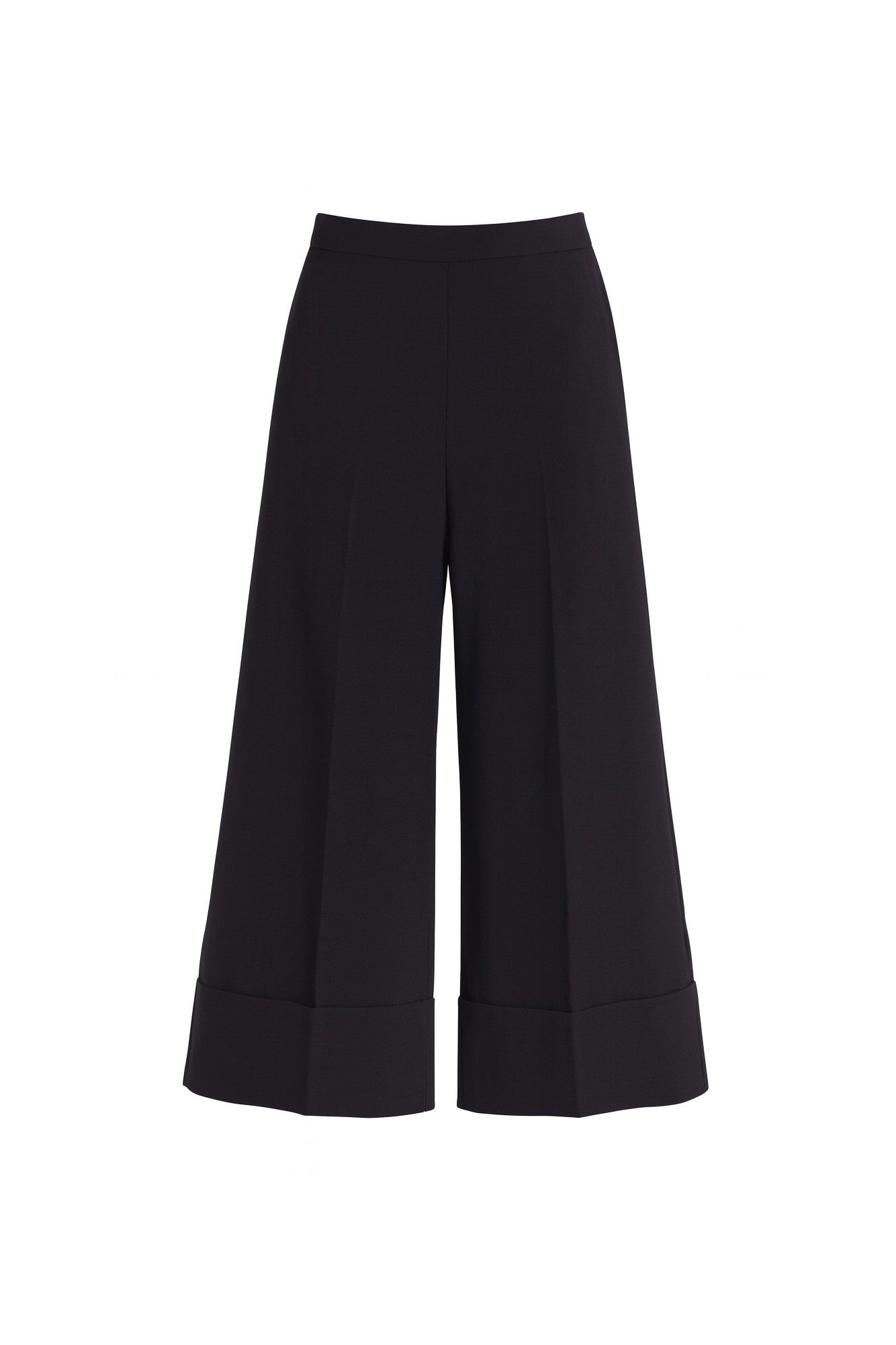 PULL-ON CROP CUFFED PANT
