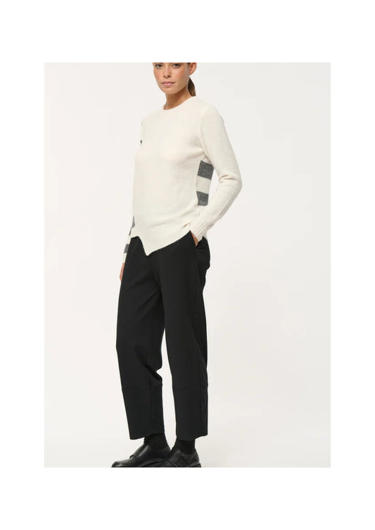 PULL-ON CROP CUFFED PANT