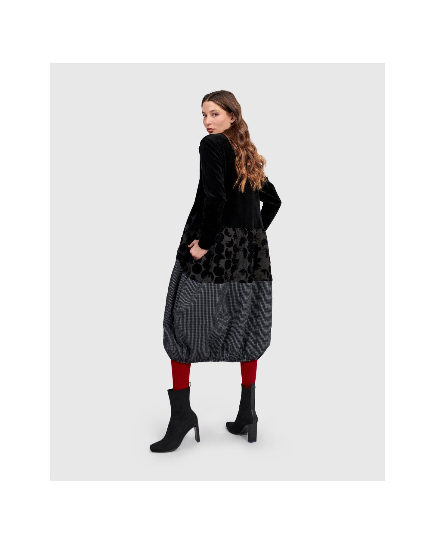 MOCK NECK DRESS