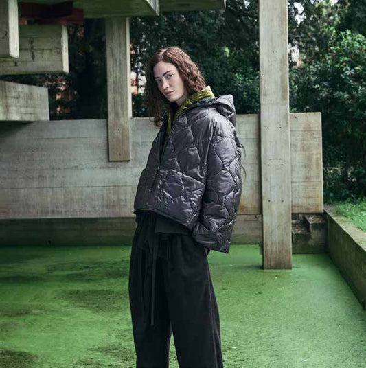 HOODED PUFFER COAT
