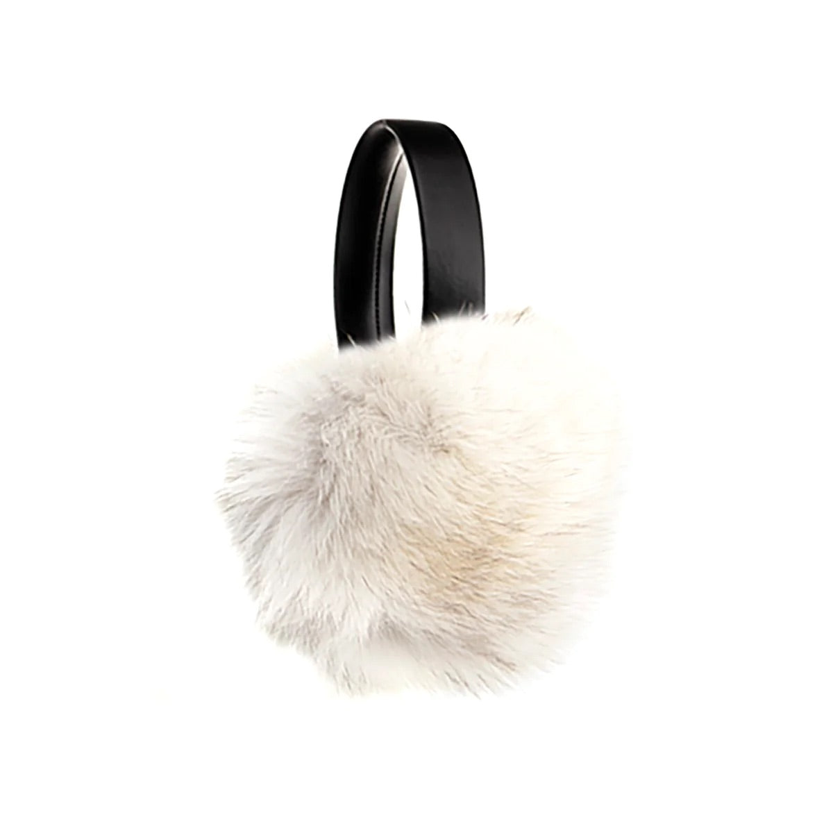 RECYCLE FOX FUR EARMUFFS HARRICANA