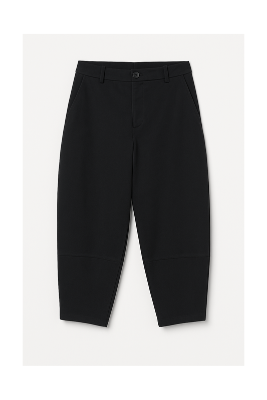 FLY FRONT BARREL PANT