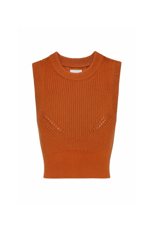 CREW NECK SWEATER VEST
