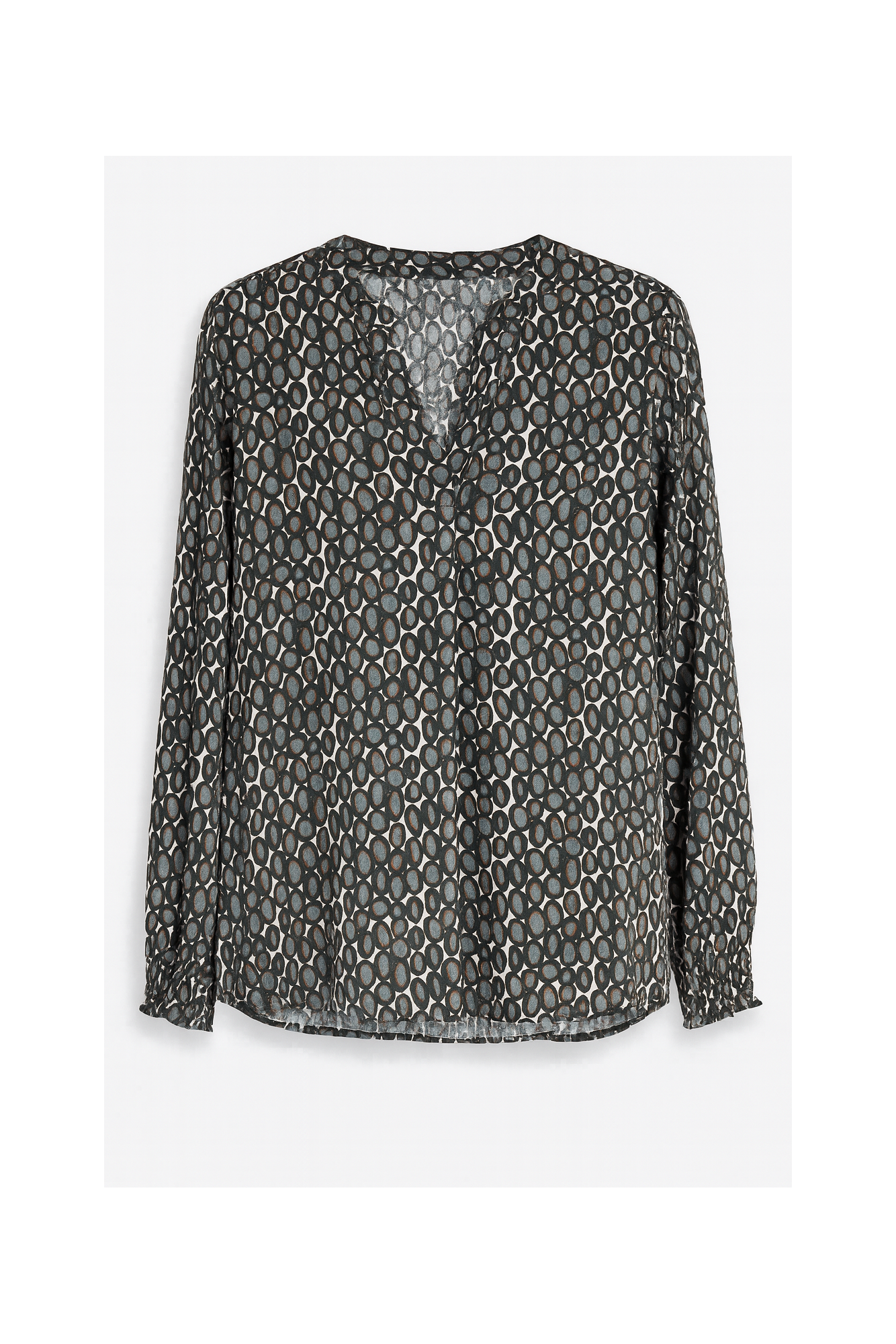 DROP PRINT BLOUSE