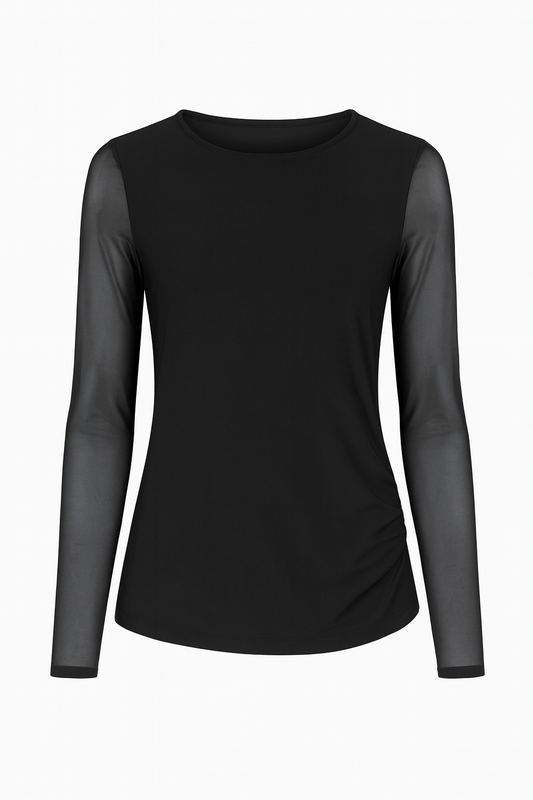 MESH SLEEVE TOP