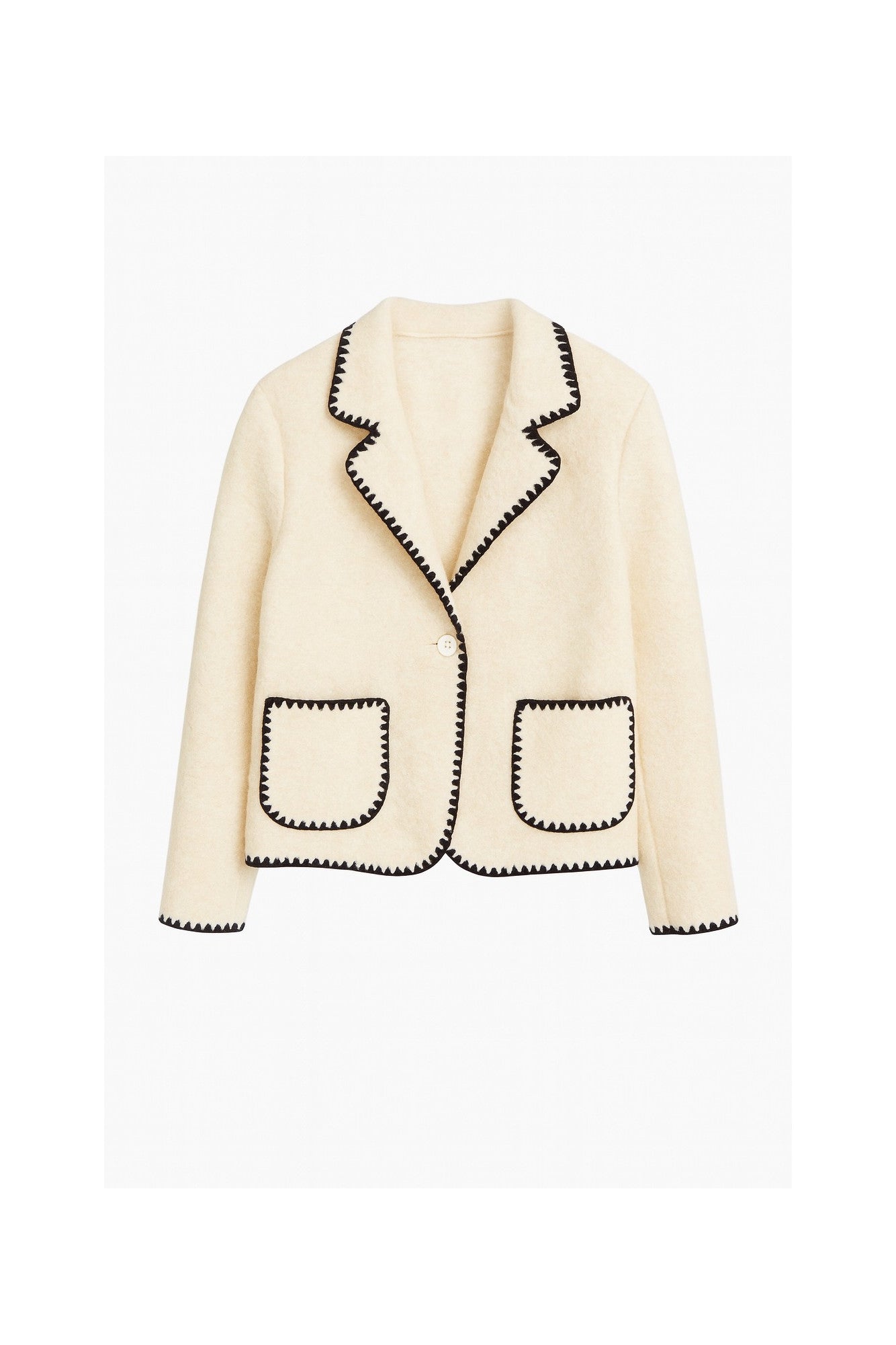 CONTRAST TRIM JACKET