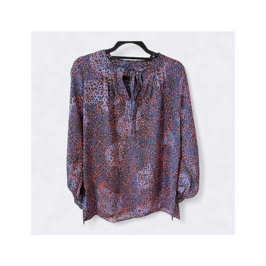 PRINTED CREPE BLOUSE
