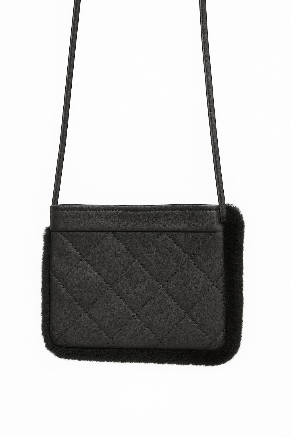 SHEARLING CROSSBODY BAG