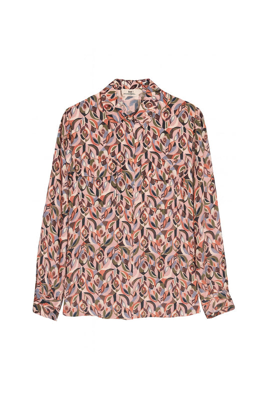 PEACOCK LIBERTY SILK SHIRT