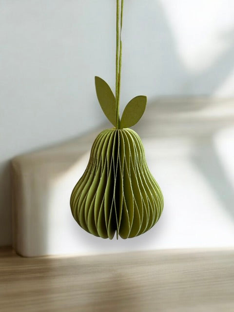 PAPER PENDANT PEAR TRANQUILLO