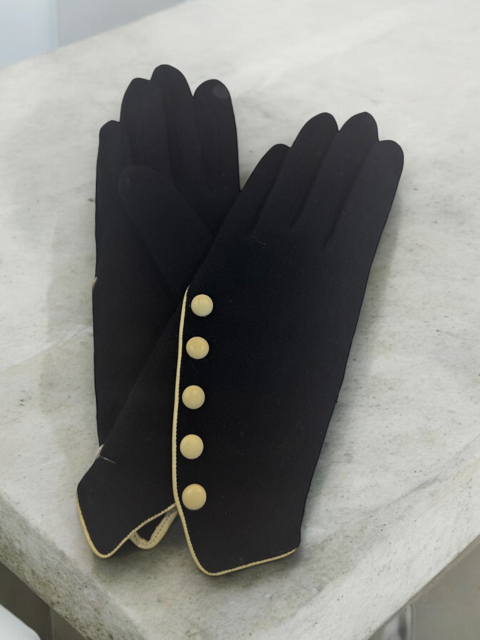 CONTRAST BUTTON GLOVE VINCENT PRADIER