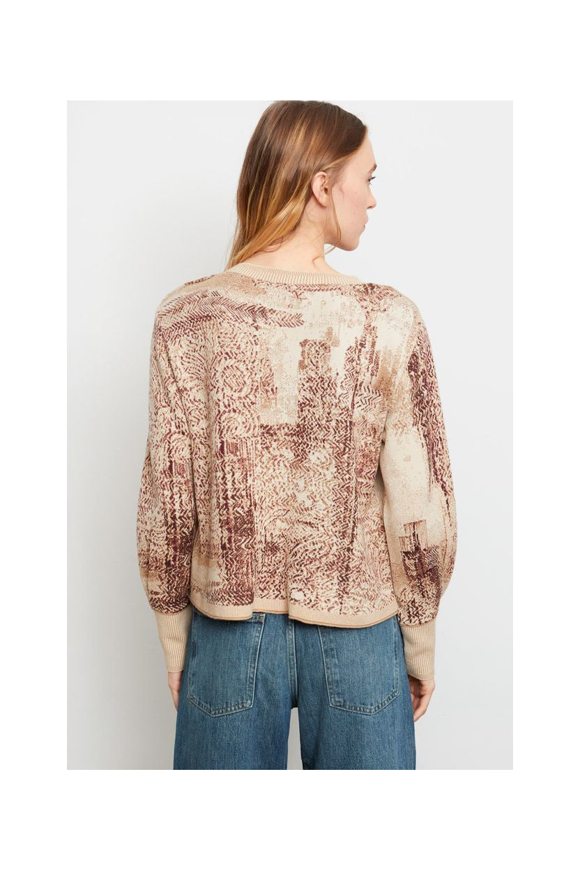 TWO-TONE SWEATER