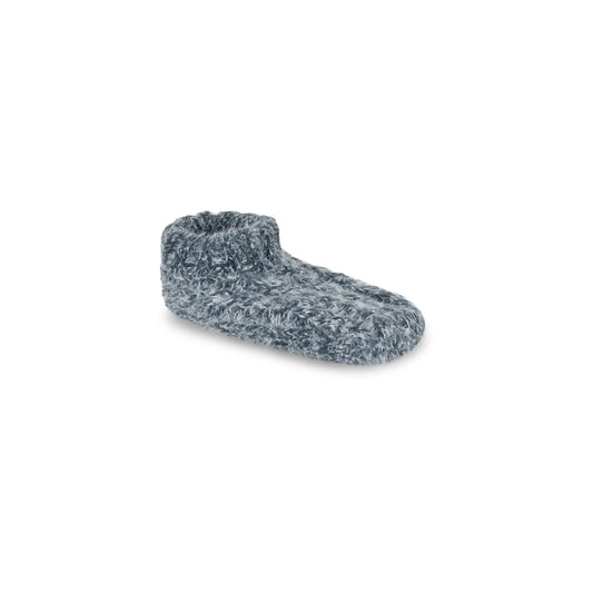 ALL OVER BLUE MELANGE CABLE SLIPPER