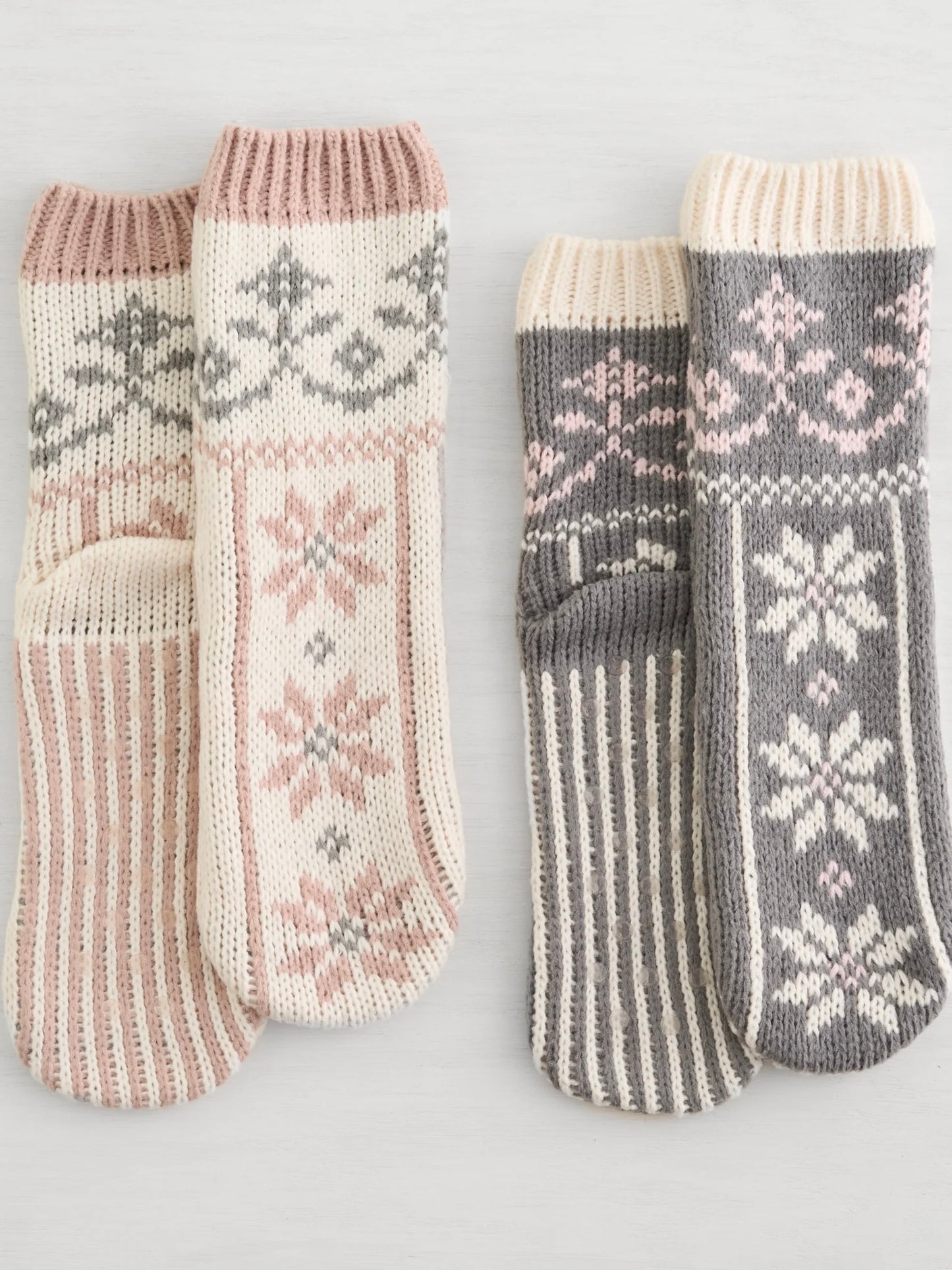 SNOWFALL SLIPPER SOCKS