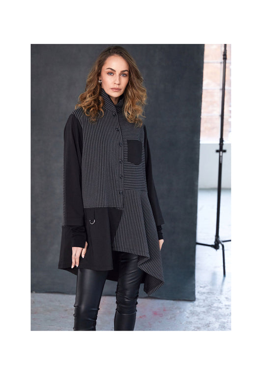 OVERSIZED STRIPE TUNIC