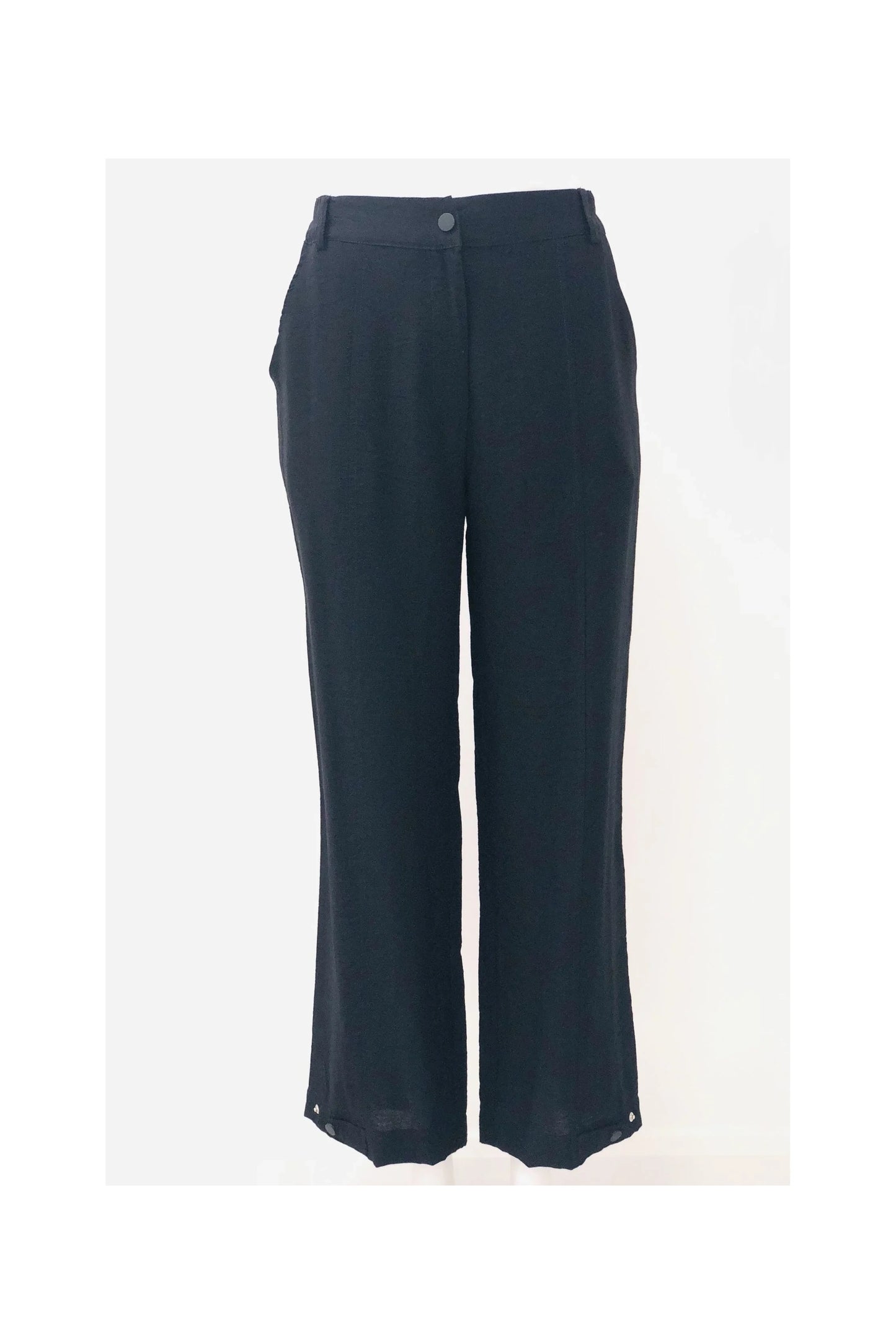 ZIPPER FRONT SIDE ELASTIC PANT